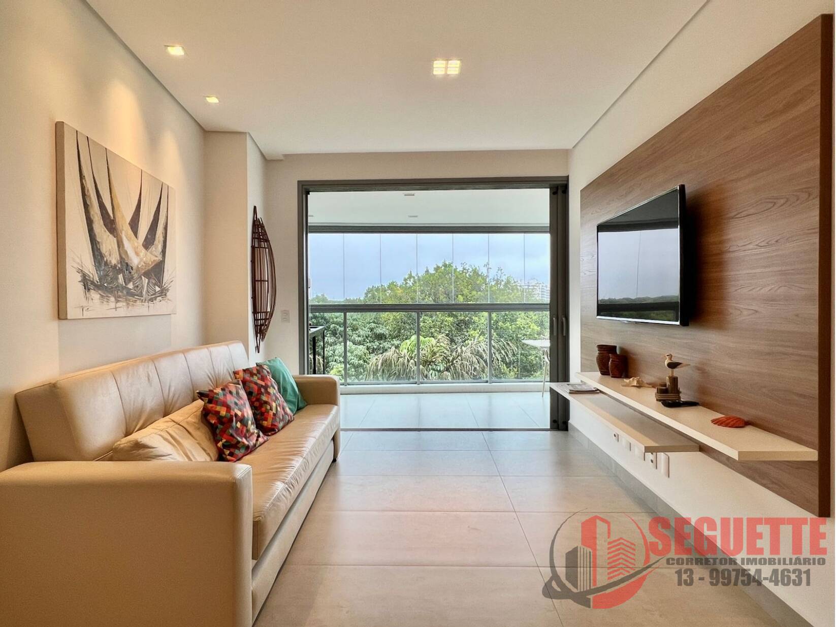 Apartamento com vista para a serra pé na areia no modulo 05 Riviera