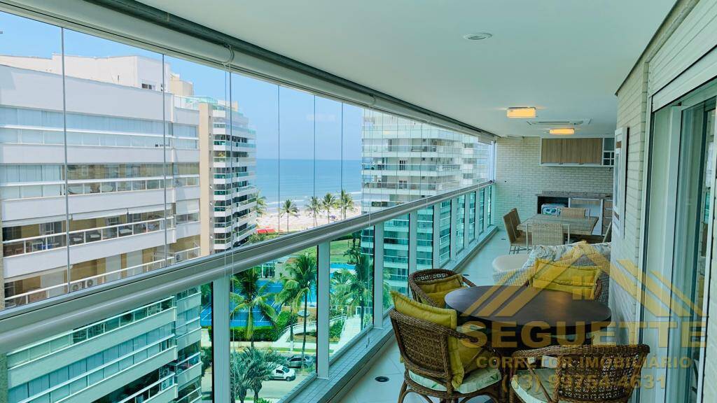 Apartamento com vista mar e 4 suites na Riviera de São Lourenço módulo 08.