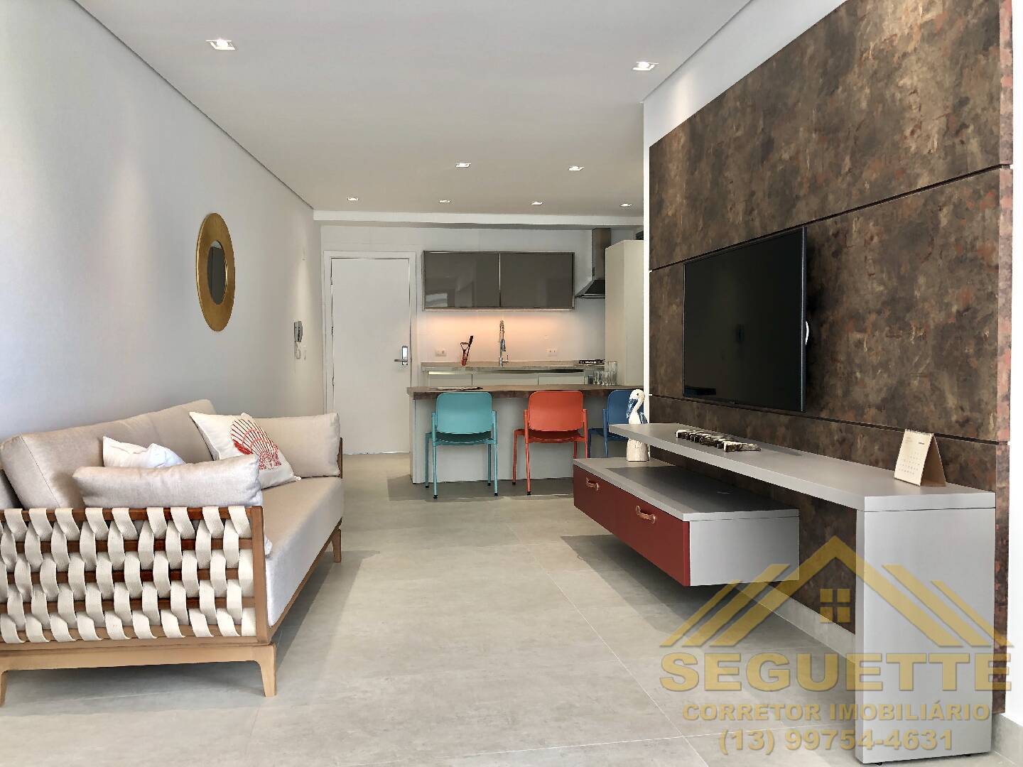 Apartamento no San Sebastian pé na areia na Riviera.
