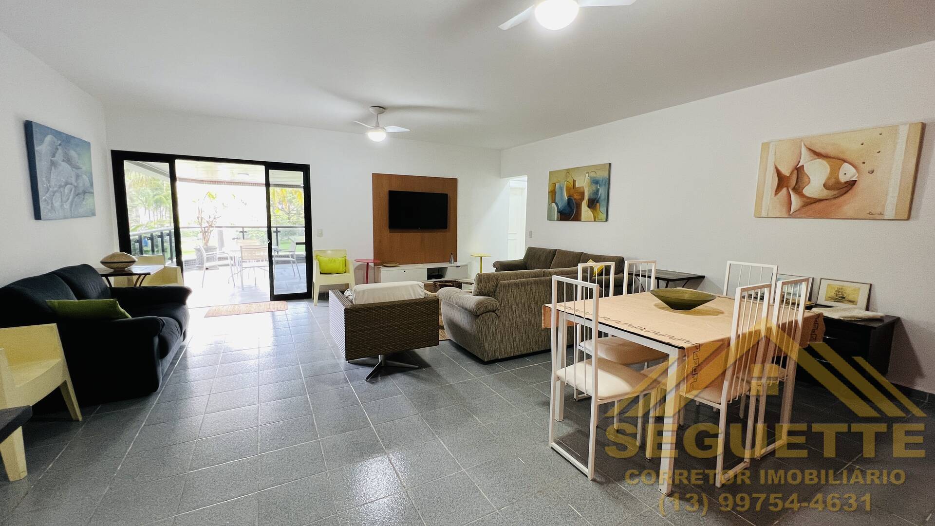 Pé na areia no módulo 03 da Riviera de São Lourenço com 3 dorm.