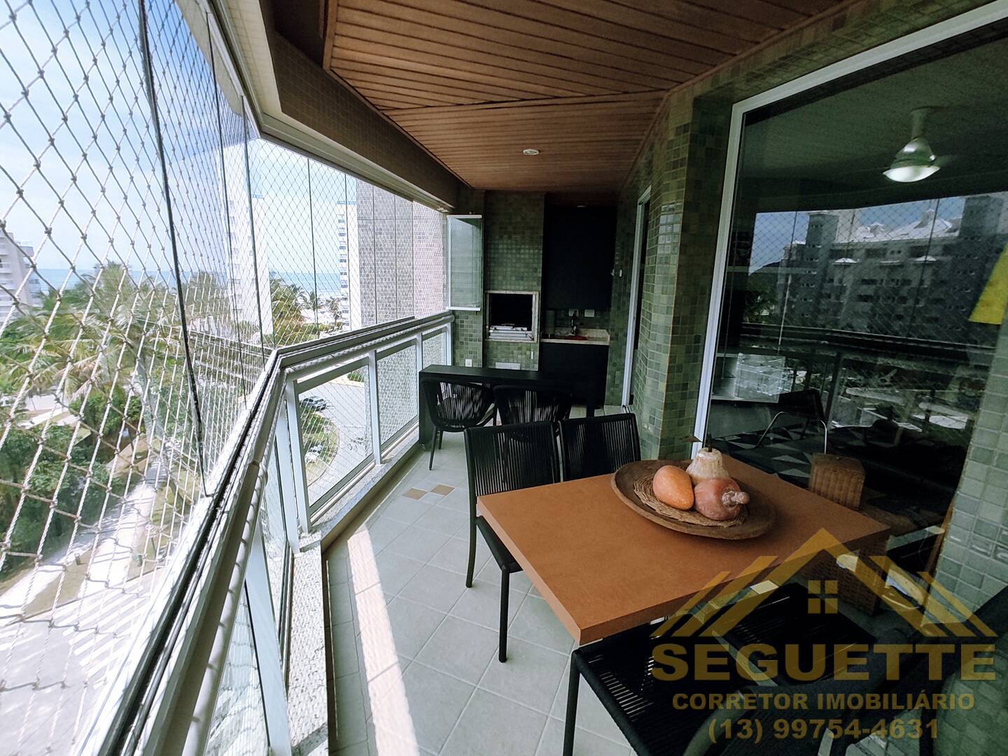 Apartamento no módulo 7 na Riviera de São Lourenço com vista mar