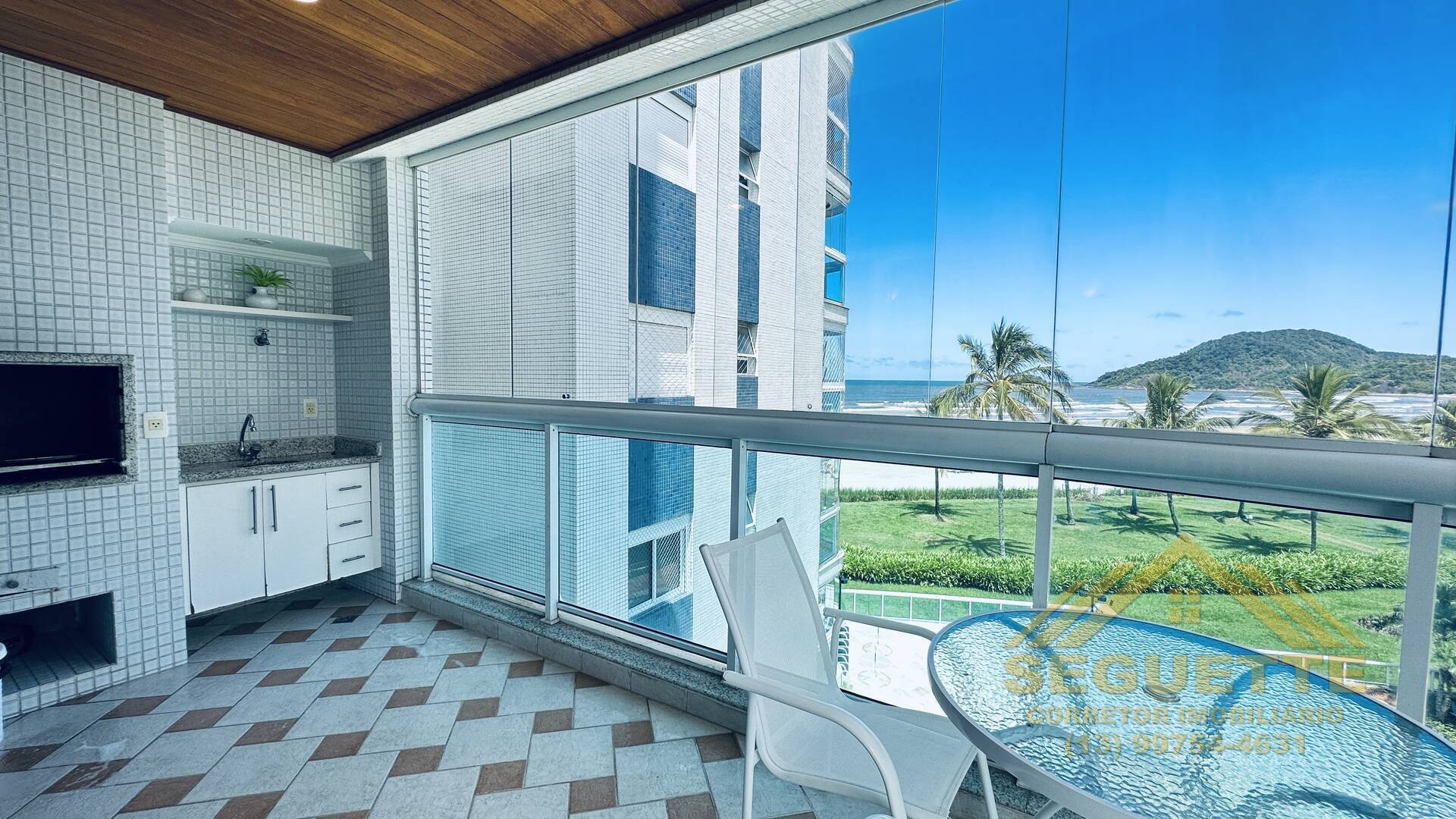 Pé na Areia no mód 02 Riviera de São Lourenço 4 suítes
