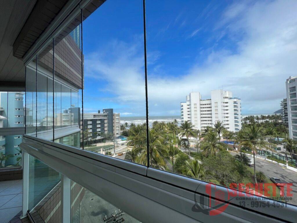 3 dormitórios com vista mar e varanda envidraçada gourmet na Riviera
