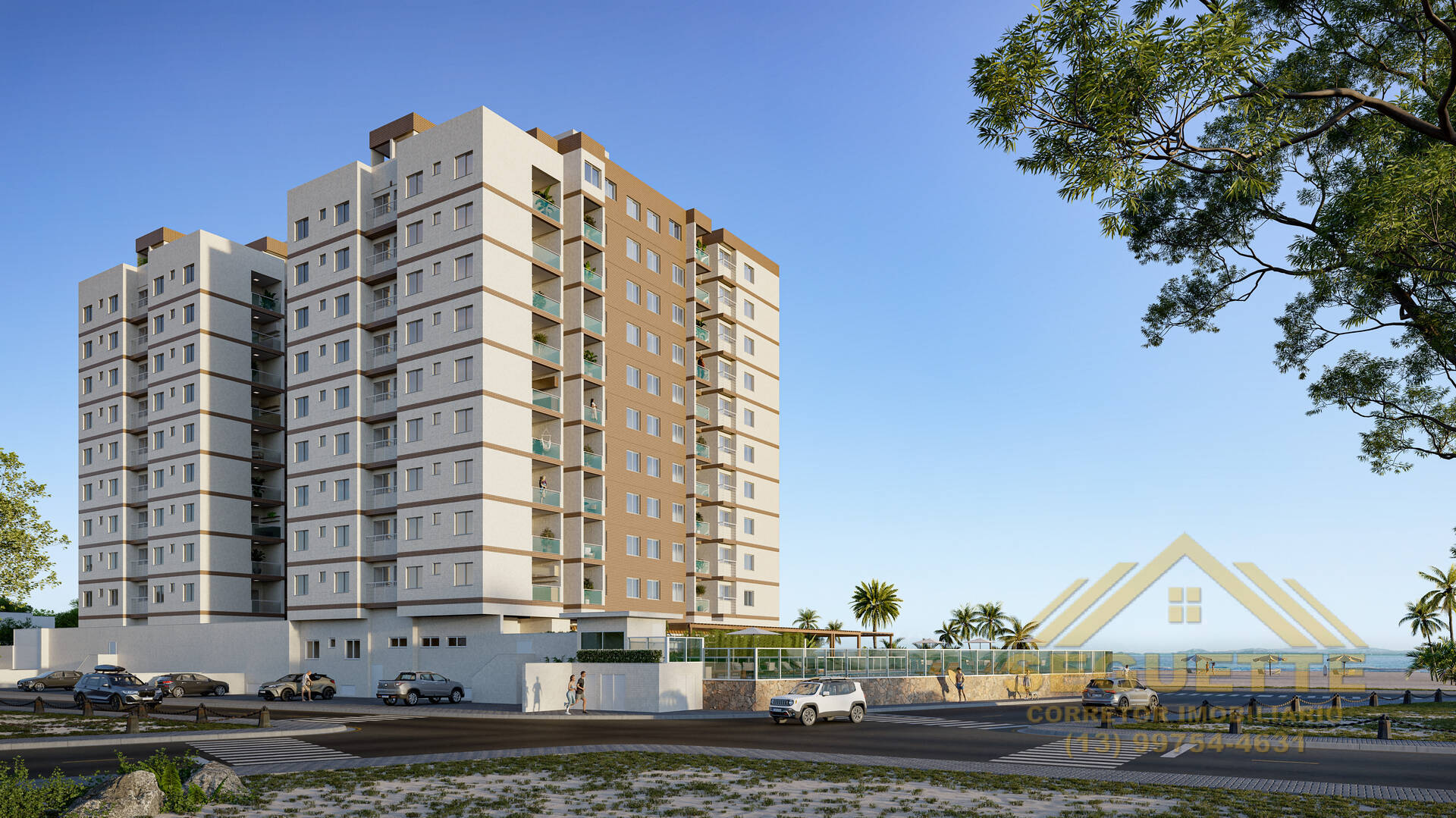 Lançamento pé na areia em Bertioga com 1, 2 e 3 dormitórios