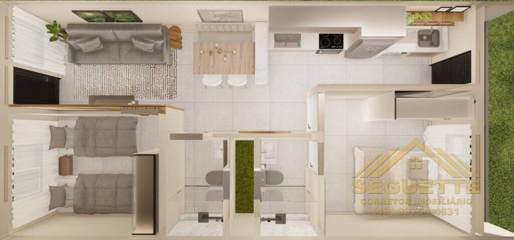 Apartamento, 2 quartos, 4050 m² - Foto 9